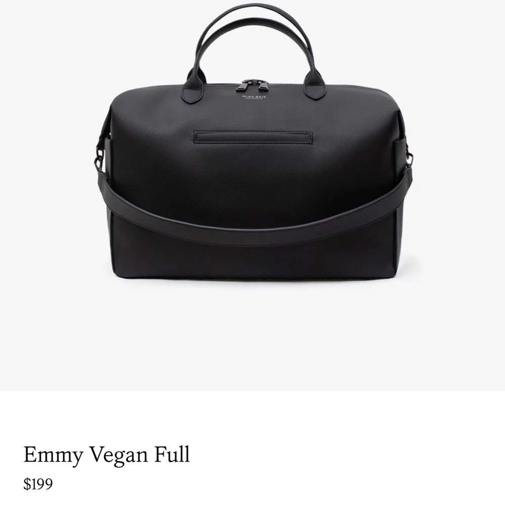 Vegan Emmy Full diaper bag